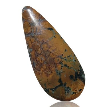 Natural Indonesian Paint Jasper Cabochon. Size is approx. 50x21mm
